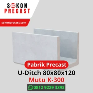 Harga U-Ditch 80x80x120 Terdekat