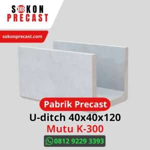 Harga U-ditch 40x40x120 Terbaru 2025