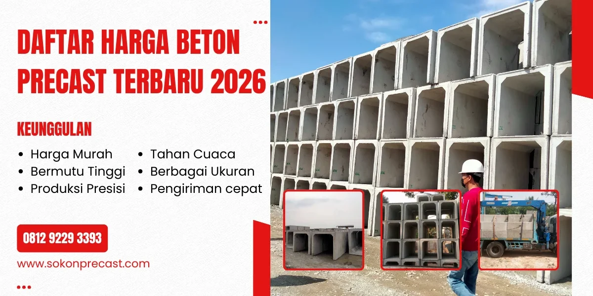 Daftar Harga Beton Precast Terbaru 2026