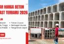 Daftar Harga Beton Precast Terbaru 2026