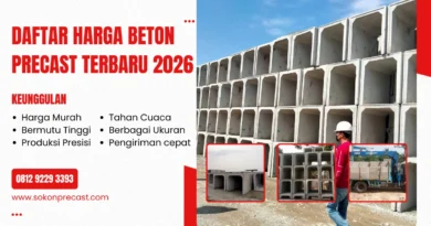 Daftar Harga Beton Precast Terbaru 2026