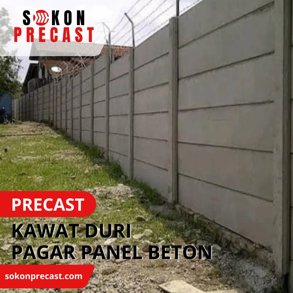 Harga Pagar Panel Beton Motif Jakarta (3)