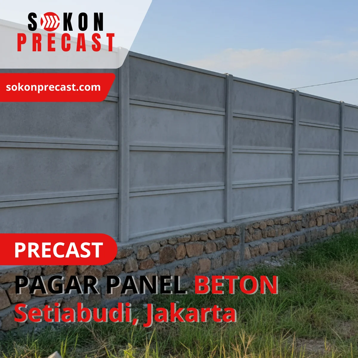 Harga Pagar Panel Beton Setiabudi Jakarta Selatan Terdekat