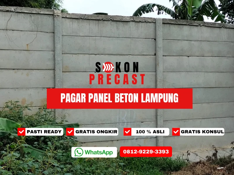 Jual Pagar Panel Beton Lampung