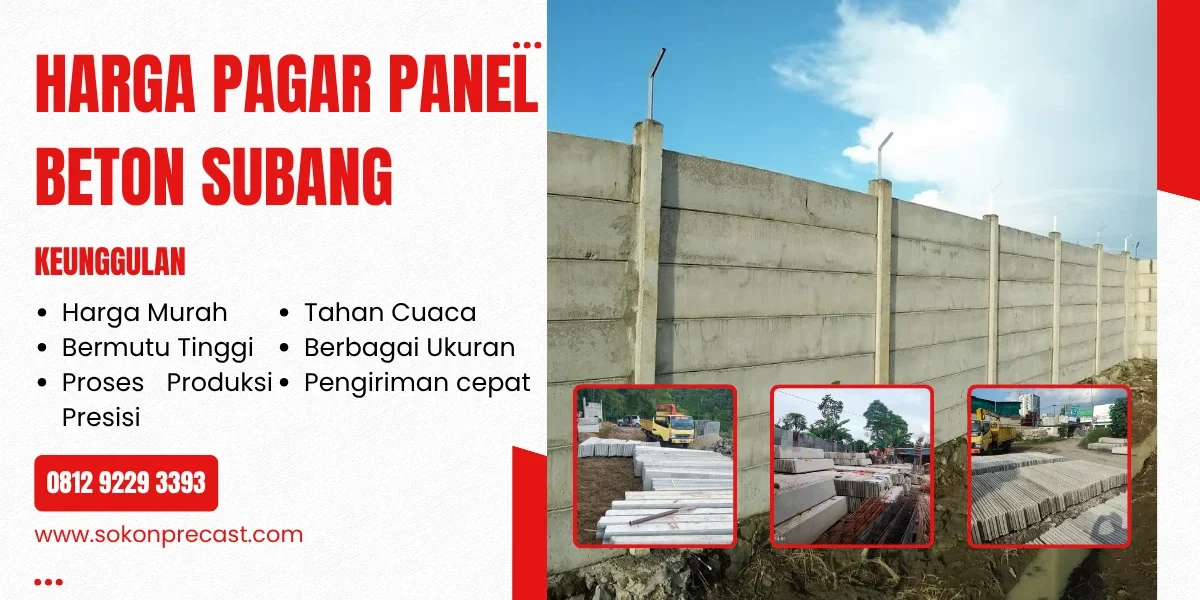 Jual Pagar Panel Beton Subang