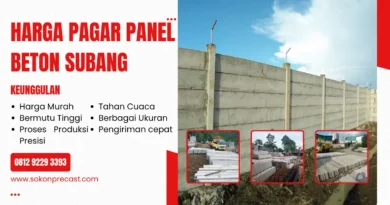 Jual Pagar Panel Beton Subang
