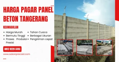 Jual Pagar Panel Beton Tangerang