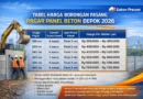 Harga Borongan Pasang Pagar Panel Beton Depok
