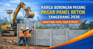 Harga Borongan Pasang Pagar Panel Beton Tangerang