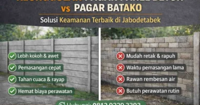 Keunggulan Pagar Panel Beton vs Pagar Batako Solusi Keamanan Terbaik di Jabodetabek