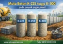 Mutu Beton K225 hingga K300 Pagar Panel Beton Panduan Lengkap