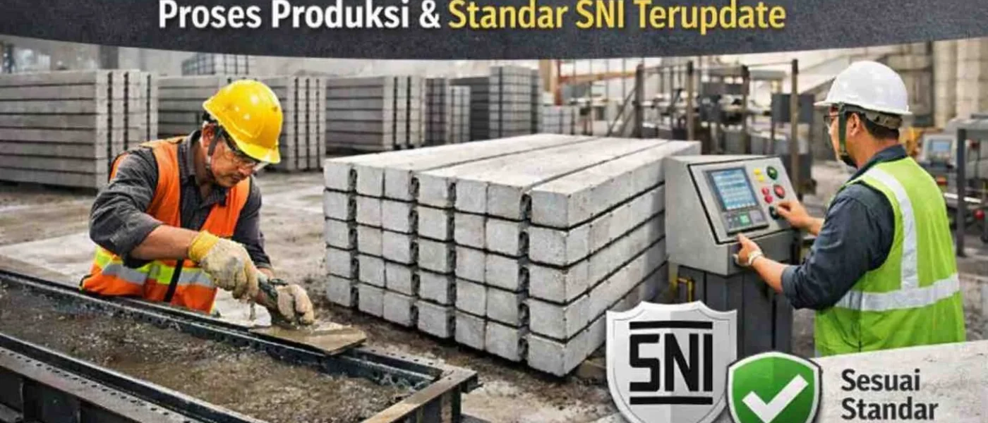 Pagar Beton Precast Proses Produksi & Standar SNI Terupdate