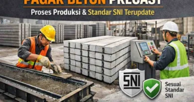 Pagar Beton Precast Proses Produksi & Standar SNI Terupdate