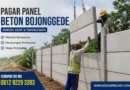 Pagar Panel Beton Bojonggede