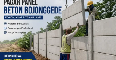 Pagar Panel Beton Bojonggede