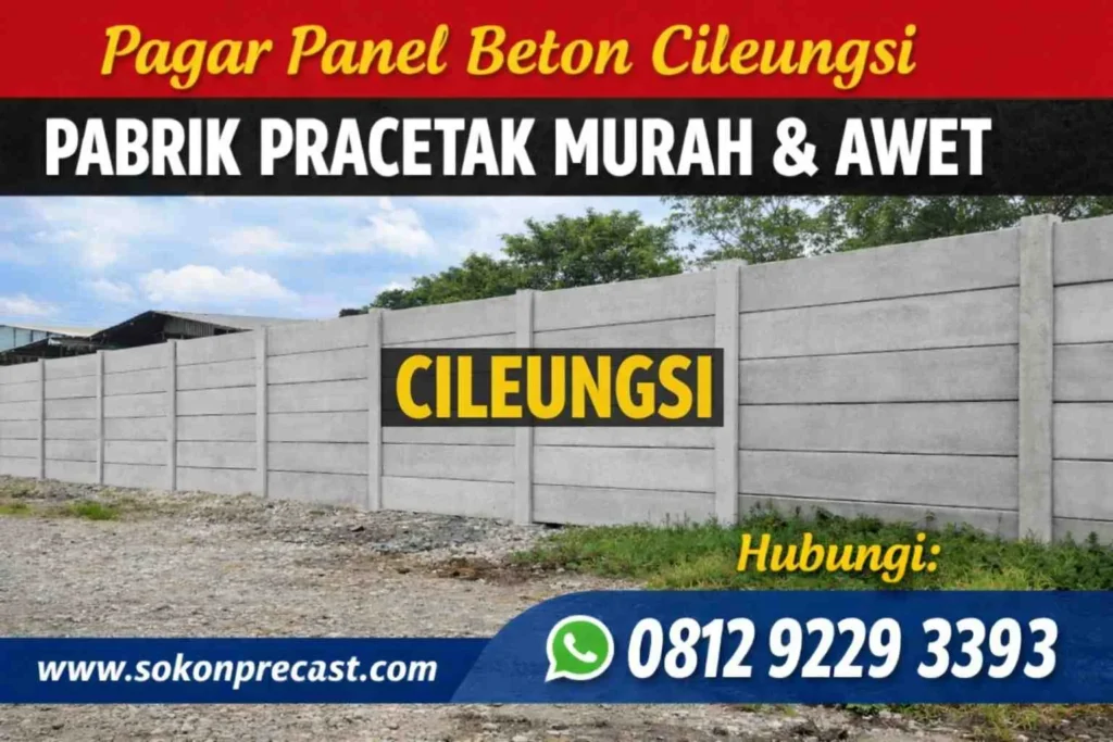 Pagar Panel Beton Cileungsi