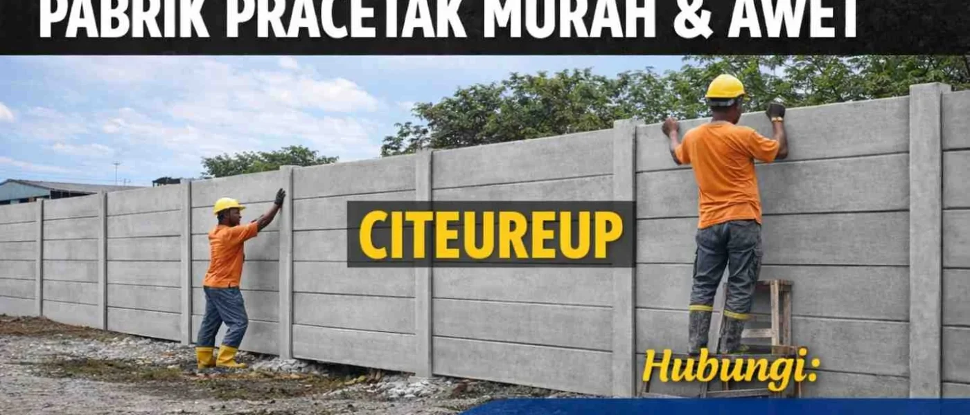 Pagar Panel Beton Citeureup
