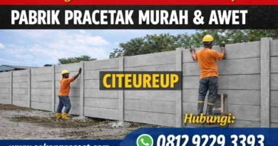 Pagar Panel Beton Citeureup