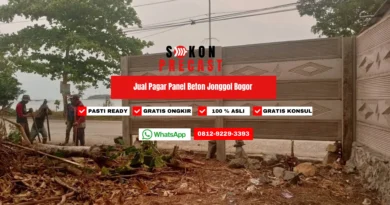 Pagar Panel Beton Jonggol
