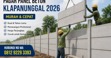 Pagar Panel Beton Klapanunggal