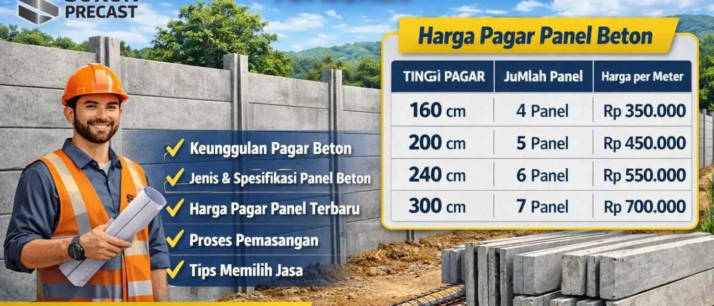 Pagar Panel Beton Pamijahan Terdekat