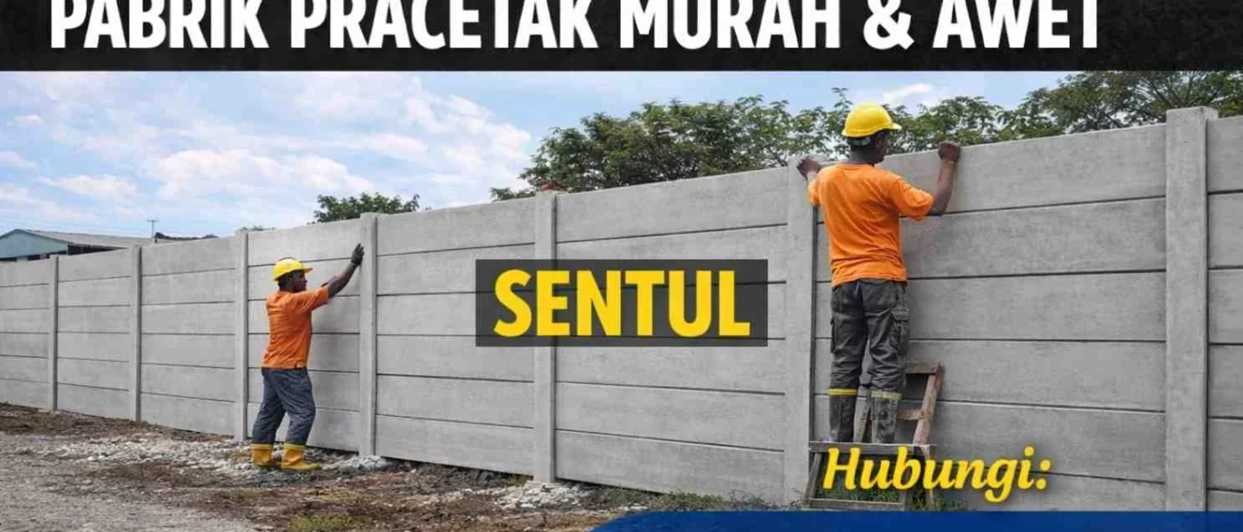 Pagar Panel Beton Sentul