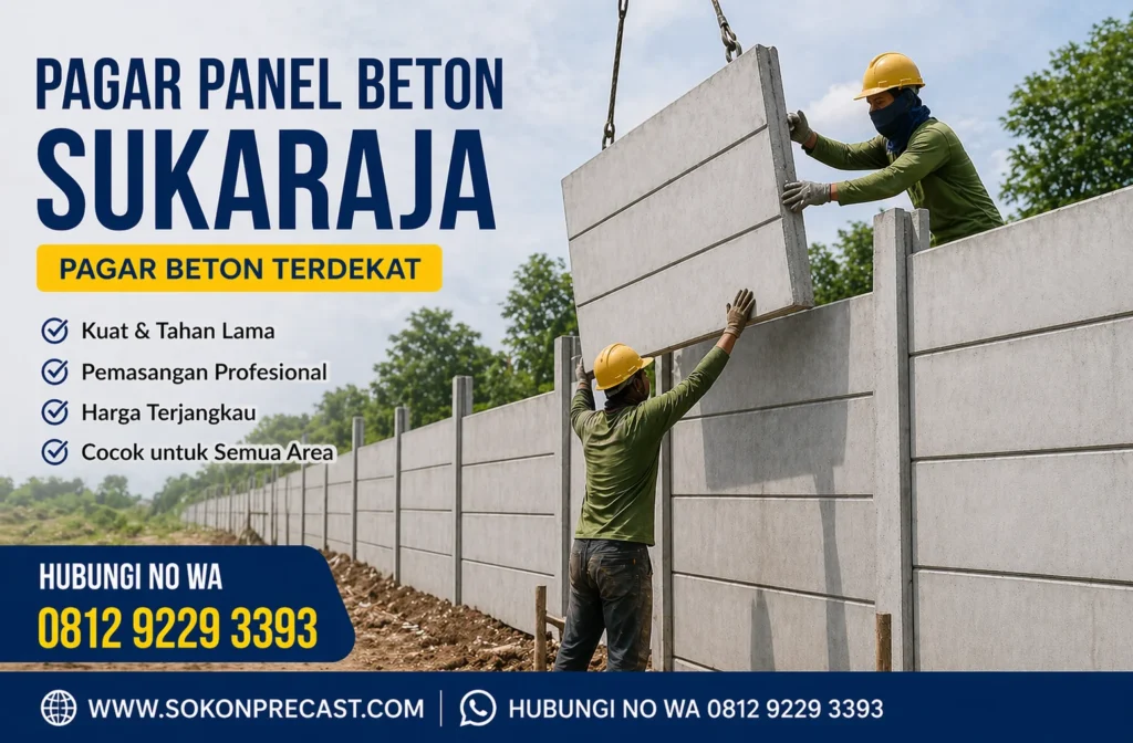 Pagar Panel Beton Sukaraja