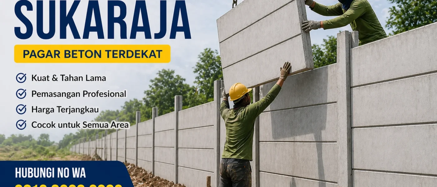 Pagar Panel Beton Sukaraja
