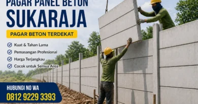 Pagar Panel Beton Sukaraja