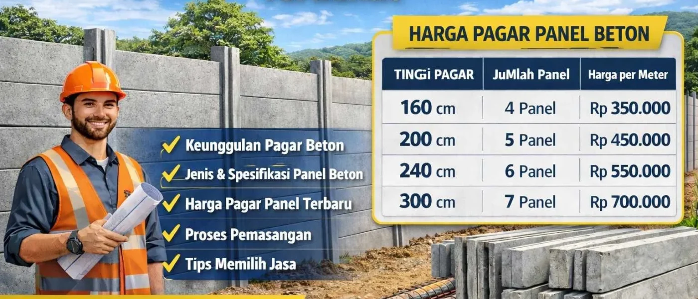Pagar Panel Beton Tenjolaya Terdekat