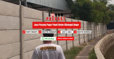 Pagar Panel Beton di Cileungsi Bogor (1)