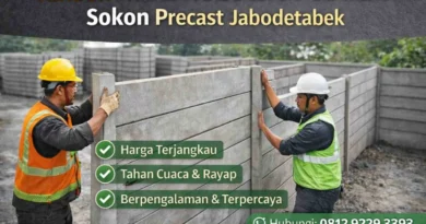 Vendor Pagar Panel Beton Terpercaya Sokon Precast Jabodetabek